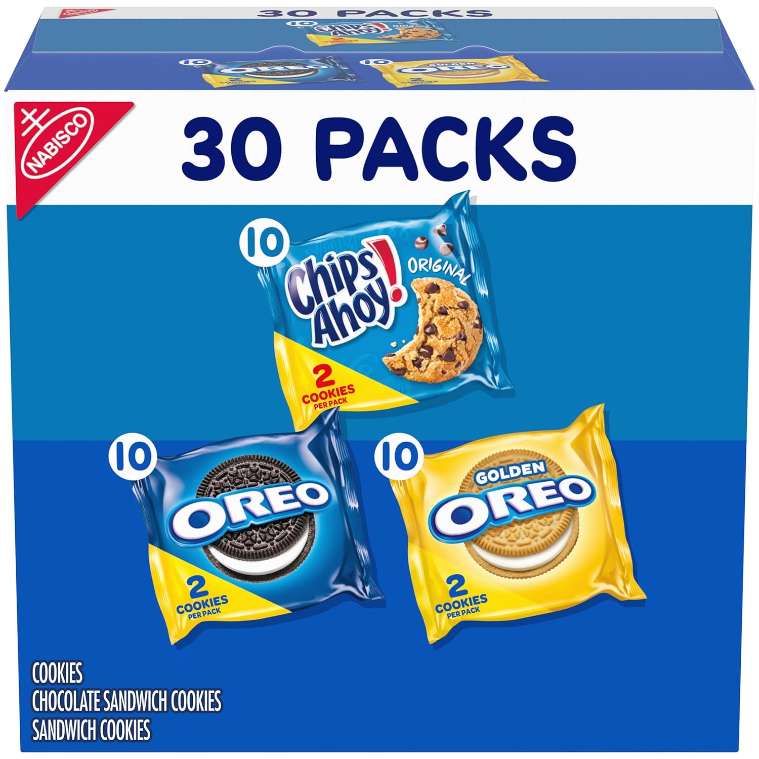 Nabisco Snack Variety Packs 20Ct Fun Shapes 5.75, 30Ct Sweet Treats