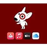 Target Circle Members: Apple TV+, Apple Arcade, Apple Music, iCloud Storage Trial Free (4 to 6-Month Trial Period, New Subscribers)