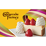 $50 The Cheesecake Factory Gift Card $40