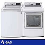 Costco Members: LG 5.5 cu.ft. Washer & 7.3 cu.ft. Gas Dryer (White) $800 &amp; More + Free Delivery