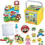 2500-Pc Aquabeads Super Mario Creation Cube: Arts & Crafts Bead Activity Kit $20