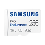 256GB Samsung PRO Endurance UHS-I microSDXC Memory Card w/ SD Adapter $20 + Free Shipping