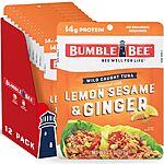 12-Pack 2.5-Oz Bumble Bee Wild Caught Tuna Pouches (Various) $6.60 w/ Subscribe &amp; Save