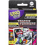 Mattel Games UNO Flip Transformers Card Game $6.50