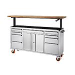 Costco Members: 72" Trinity Pro Stainless Steel Workbench w/ Adjustable Top $1000 + Free Curbside Delivery