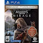 Assassin's Creed Mirage (PS4/PS5): Deluxe Edition $30, Launch Edition $25 + Free S/H w/ Amazon Prime