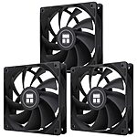 3-Pack Thermalright TL-C12C X3 120mm 1550RPM Computer Cooling Fans (Black) 2 for $21.40