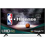 BJ's Wholesale Members: 75" Hisense 75A65K HDR 4K UHD Google Smart TV $400 + Free Shipping