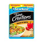 12-Pack 2.6-Oz. StarKist Tuna Creations Pouches (Sweet & Spicy) $8.65 w/ Subscribe &amp; Save
