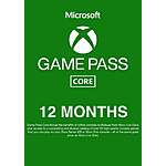 12-Month Xbox Game Pass Core Membership (Email Delivery) $42.20