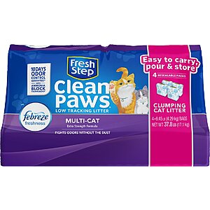 Fresh step clean outlet paws litter