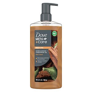[S&S] $6.49: Dove Men+Care Body Wash Sandalwood + Cardamom Oil, 26 oz
