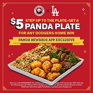 Select CA / NV Panda Express Locations: Get a Plate (2 Entrees + 1 Side) for $5 + Free Store Pickup
