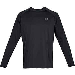 Under Armour Men's Tech 2.0 Long Sleeve T-Shirt (Black) $9.70 