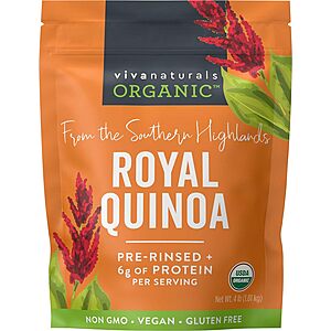 64-Oz Viva Naturals Organic Royal Quinoa $7.20 w/ Subscribe & Save