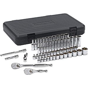 57-Piece GEARWRENCH 3/8" Drive 6-Pt Standard & Deep SAE/Metric Mechanics Tool Set $80 + Free Shipping w/ Amazon Prime