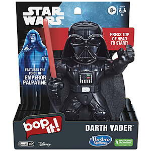Bop It! Star Wars Darth Vader Edition Game $7.82 + Free Shipping w/ Prime or on $35+
