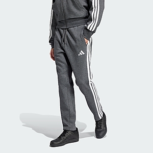 adidas Men's Essentials 3-Stripes Open Hem Fleece Pants (Dark Grey Heather) $12.65 + Free Shipping