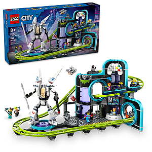 986-Piece LEGO City Robot World Roller-Coaster Park Building Set  + Free Shipping