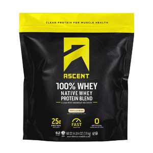 Costco Members: 4.25-lb Ascent 100% Whey Native Whey Protein Blend (2 Flavors)  + Free Shipping