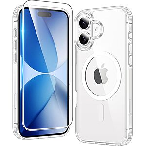 FNTCASE Mag Safe Phone Cases for iPhone 17 Series & Air (Clear) from $4