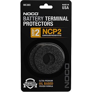 $0.97*: 2-Pack NOCO Oil-Based Anti-Corrosion Battery Terminal Protector Washers at Amazon