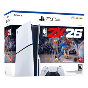 Sony PlayStation 5 Slim Console: 825GB Digital $374, 1TB Disc NBA 2K26 Bundle $425 & More + Free Shipping