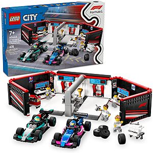 678-Piece LEGO City: Formula 1 - F1 Garage & Mercedes-AMG & Alpine Cars Set .40 + Free Shipping