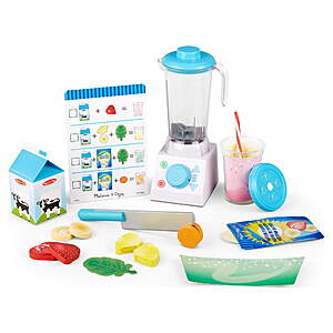 22-Piece Melissa & Doug Smoothie Maker Blender Set w/ Play Food $12