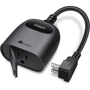 Kasa Outdoor Wi-Fi Smart Plug + 25% Back w/ Prime Card $13.25 