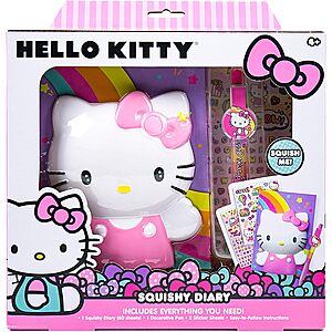 Hello Kitty Create Your Own Squishy Diary $10.80 