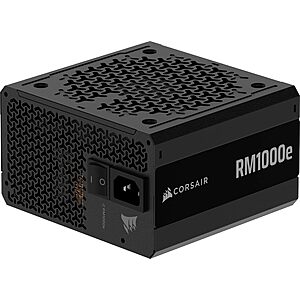 Corsair RMe Series RM1000e 1000W ATX 3.1 Fully Modular Power Supply (Black) $125 + Free Shipping