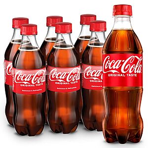 6-Pack 16.9-Oz Coca-Cola Soda Bottles $3.85 w/ Subscribe & Save