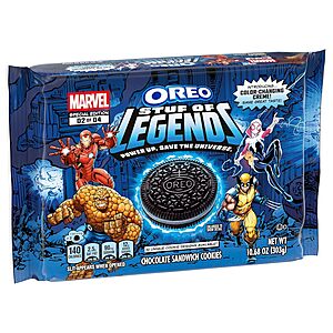 10.68-Oz OREO Marvel Stuf of Legends Chocolate Sandwich Cookies $2.25 