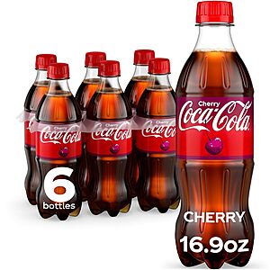 6-Pk 16.9-Oz Coca-Cola Soda (Cherry) $3.85 w/ S&S
