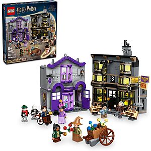 $62.99 | 744-Piece LEGO Harry Potter - Ollivanders & Madam Malkin's Robes (76439, 2024) at Amazon