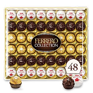 Extra 20% Off Select Chocolates: 48-Ct Ferrero Collection $12 & More + Free S&H w/ Amazon Prime