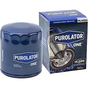 PurolatorONE Advanced Engine Protection Spin-On Oil Filter for Select Cars $2.75 
