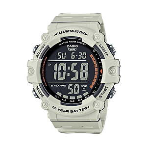 51mm Casio Men's Illuminator AE1500WH Digital Watch $22.45