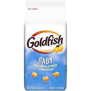 Select Accounts: 7.2-Oz Goldfish Baby Cheddar Cheese Crackers $1.80 w/ S&S