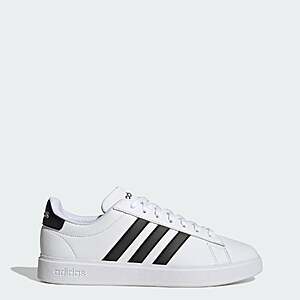adidas Men's Grand Court 2.0 Shoes (Cloud White / Core Black / Cloud White) $18.60 + Free S&H