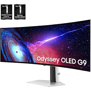 49" Samsung Odyssey G93SC QD-OLED 240Hz Ultrawide Curved Monitor
