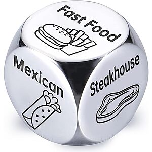 Wareon Stainless Steel Food Decision Dice 2 for $3.50 