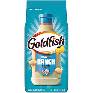 Select Accounts: 6.6-Oz Goldfish Crackers (Zesty Ranch) $1.80 w/ S&S