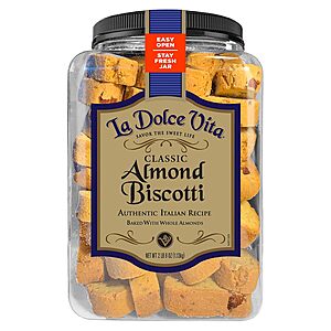 La Dolce Vita Classic Almond Biscotti Cookies