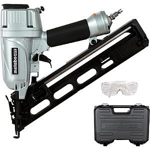 Metabo HPT 2-1/2" 15-Gauge Pneumatic Angled Finish Nailer w/ Air Duster $65.40 + Free S&H