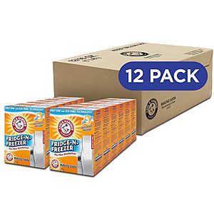 Select Accounts: 12-Pk 14-Oz ARM & HAMMER Fridge-n-Freezer Baking Soda $7.70 w/ S&S