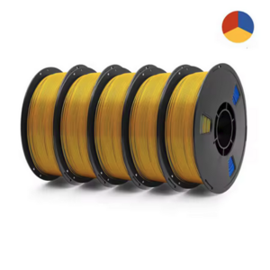 5-Pk 1kg Nexaforge Tricolor Silk PLA 1.75mm 3D Printer Filament $44.10 + Free S&H