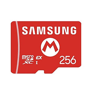 256GB Samsung microSD Express Card for Nintendo Switch 2 (Bulk Packaging) $35.20 + Free S&H w/ Amazon Prime