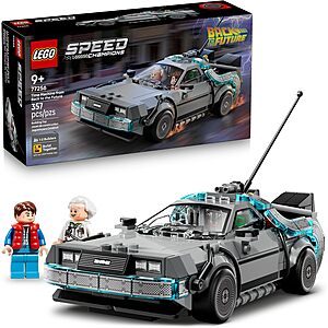 357-Pc LEGO Speed Champions: Back to the Future Time Machine Building Toy